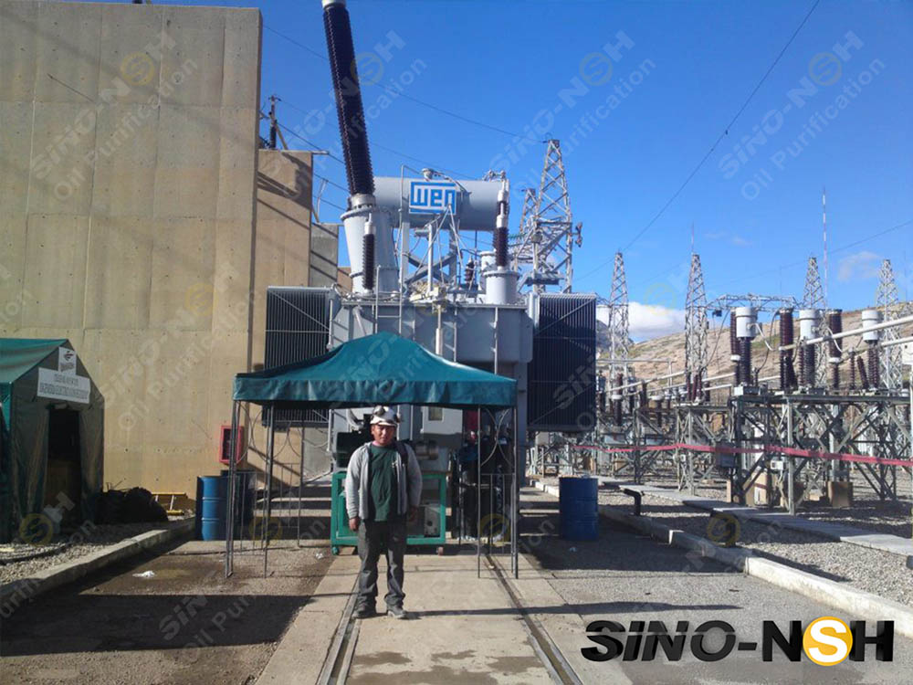 Project in Peru Transformer Maintenance