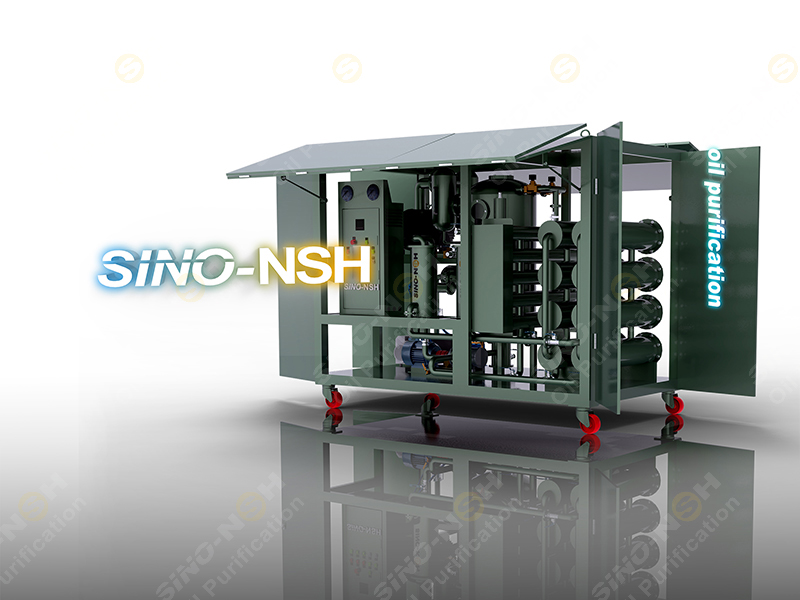 Double-Stage Vacuum Transformer Oil Purification and Regeneration Plant
